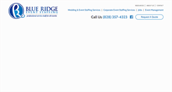 Desktop Screenshot of blueridgeeventstaffing.com