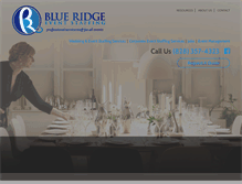 Tablet Screenshot of blueridgeeventstaffing.com